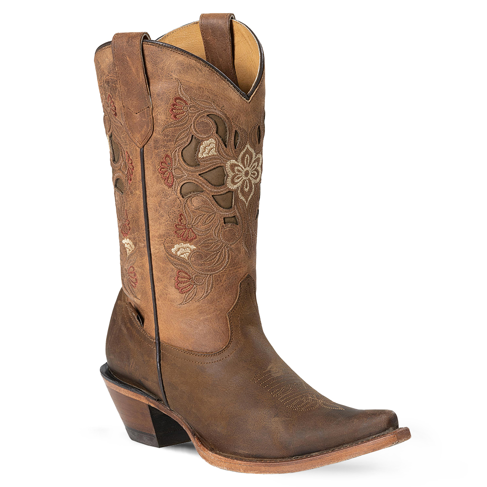 Womens cowboy discount boots with crosses